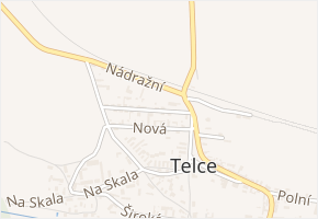 Pod Kovárnou v obci Peruc - mapa ulice