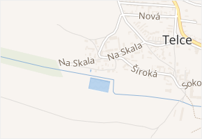 Pod Skálou v obci Peruc - mapa ulice