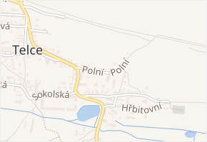 Polní v obci Peruc - mapa ulice