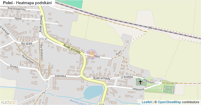 Polní - mapa podnikání