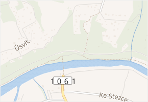 K Nádraží v obci Petrov - mapa ulice