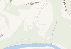 Na Hřebenech v obci Petrov - mapa ulice