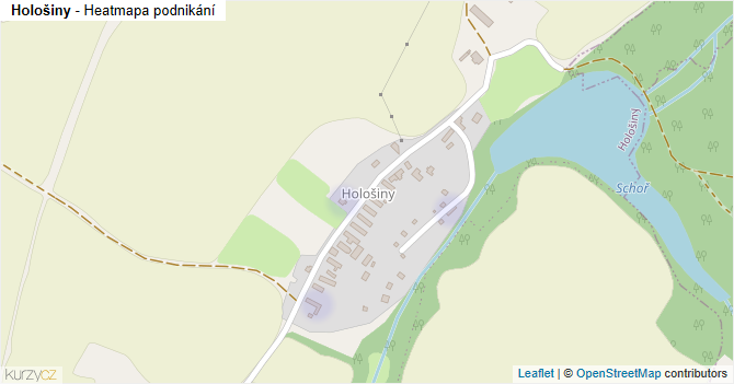 Hološiny - mapa podnikání
