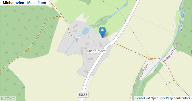 Michalovice - mapa firem