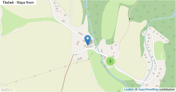 Tlučeň - mapa firem