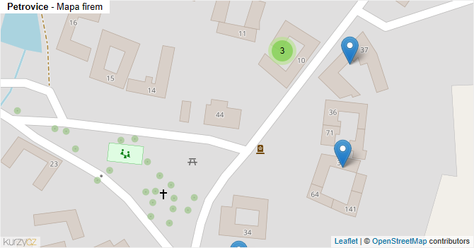 Petrovice - mapa firem