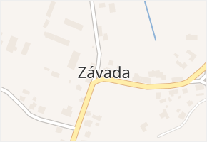 Závada v obci Petrovice u Karviné - mapa části obce