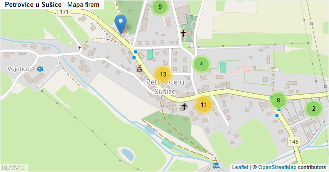 Petrovice u Sušice - mapa firem