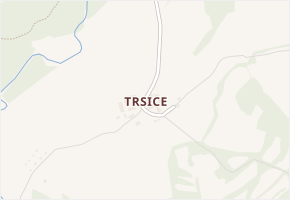 Trsice v obci Petrovice u Sušice - mapa části obce