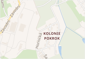 Hornická v obci Petřvald - mapa ulice