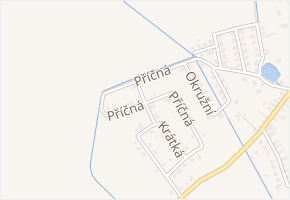 Příčná I v obci Písková Lhota - mapa ulice
