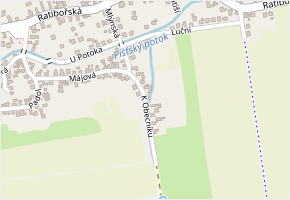K Obecníku v obci Píšť - mapa ulice