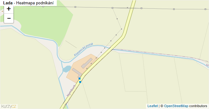 Lada - mapa podnikání