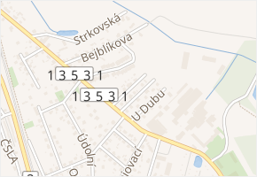 Luční v obci Planá nad Lužnicí - mapa ulice