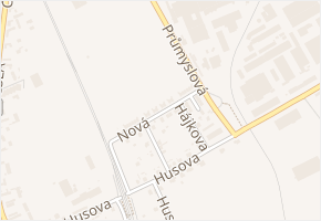 Nová v obci Planá nad Lužnicí - mapa ulice