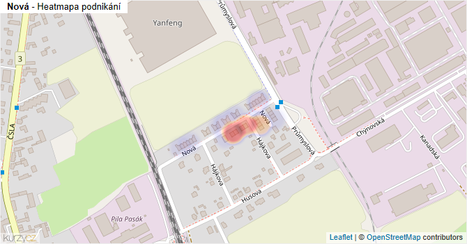 Nová - mapa podnikání
