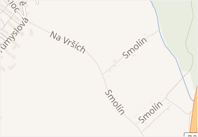 Smolín v obci Planá nad Lužnicí - mapa ulice