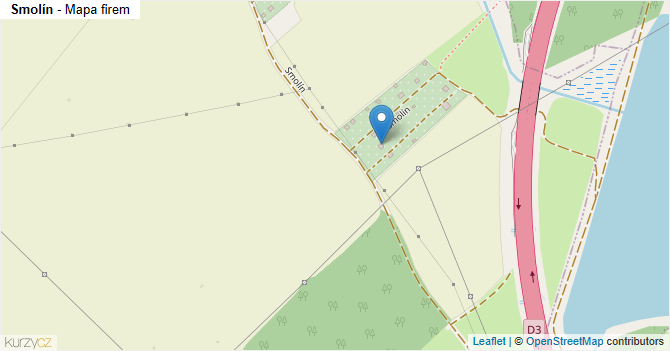 Smolín - mapa firem