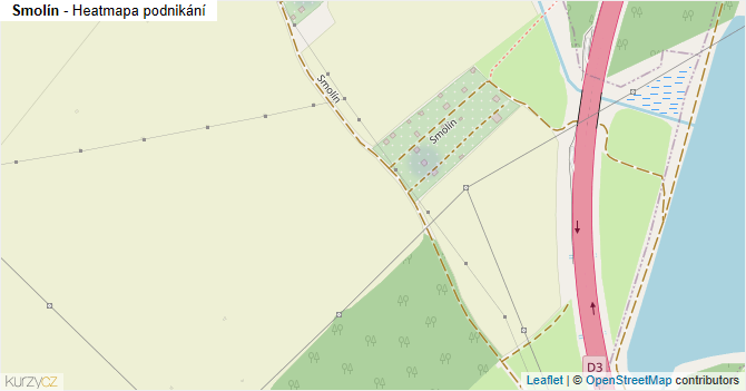 Smolín - mapa podnikání