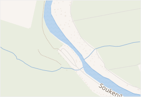 Soukeník v obci Planá nad Lužnicí - mapa ulice