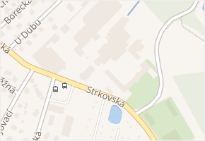Strkovská v obci Planá nad Lužnicí - mapa ulice