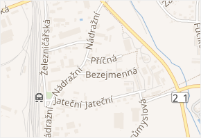 Bezejmenná v obci Planá - mapa ulice