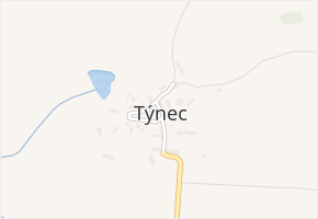 Týnec v obci Planá - mapa části obce