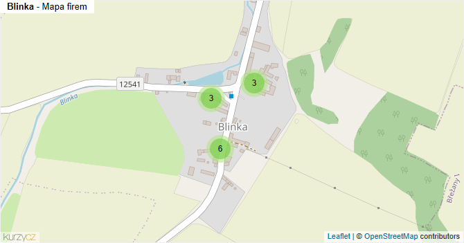 Blinka - mapa firem