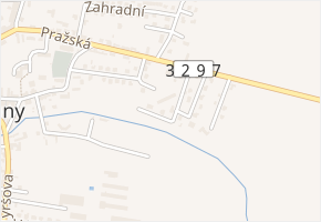 K Potoku v obci Plaňany - mapa ulice