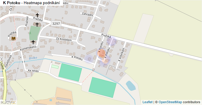 K Potoku - mapa podnikání