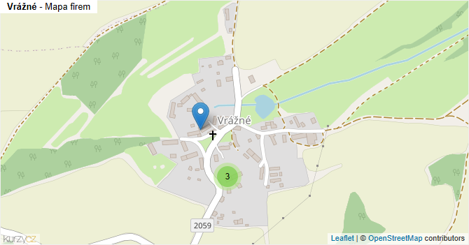 Vrážné - mapa firem