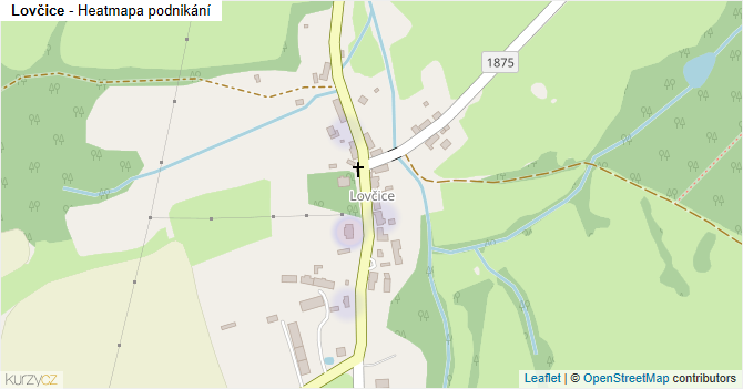 Lovčice - mapa podnikání