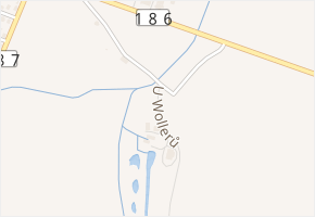 U Wollerů v obci Plánice - mapa ulice