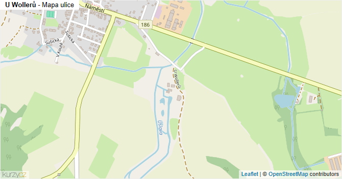 U Wollerů - mapa ulice