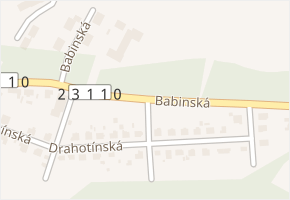 Drahotínská v obci Plasy - mapa ulice