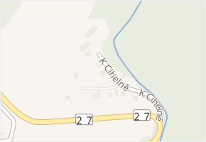K Cihelně v obci Plasy - mapa ulice