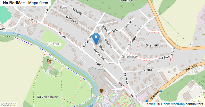 Na Berličce - mapa firem