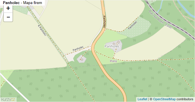 Panholec - mapa firem