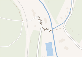 Peklo v obci Plasy - mapa ulice