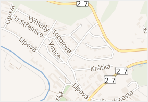 Žebnická v obci Plasy - mapa ulice