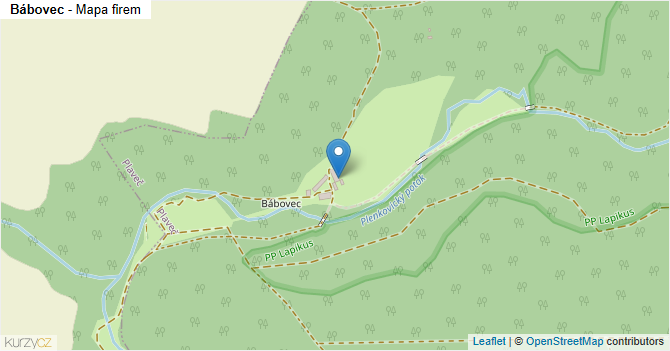Bábovec - mapa firem