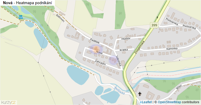 Nová - mapa podnikání
