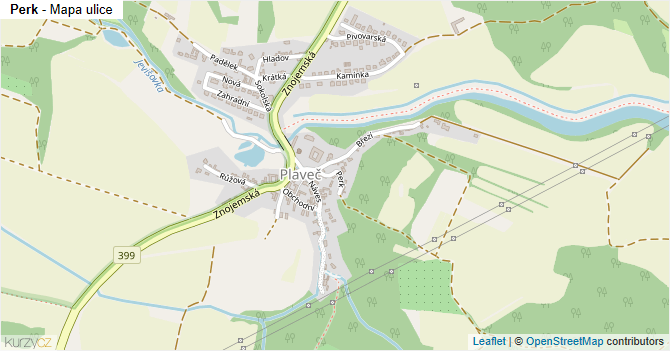 Perk - mapa ulice