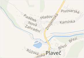 Sokolská v obci Plaveč - mapa ulice