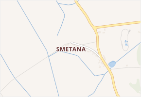 Smetana v obci Plchovice - mapa části obce
