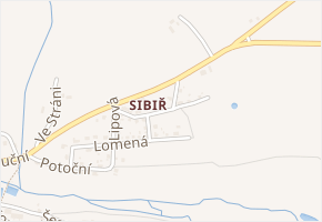 K Parku v obci Plesná - mapa ulice