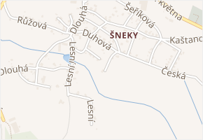 Ke Skalce v obci Plesná - mapa ulice