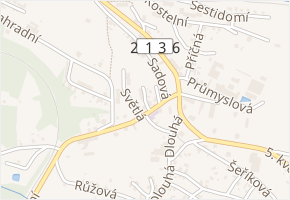 Krátká v obci Plesná - mapa ulice
