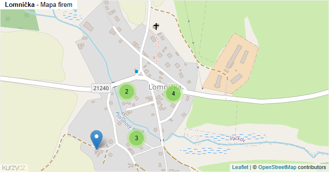 Lomnička - mapa firem