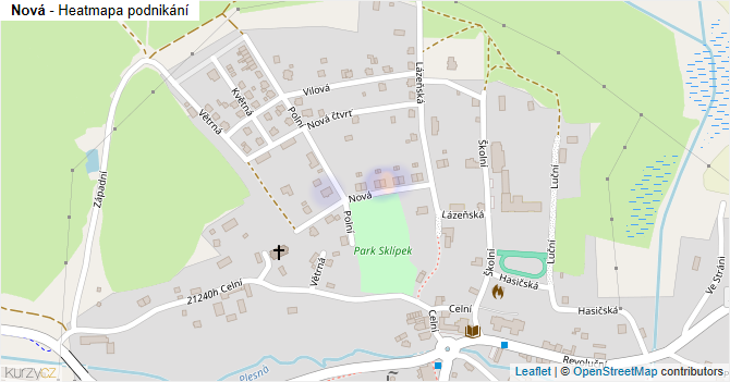Nová - mapa podnikání